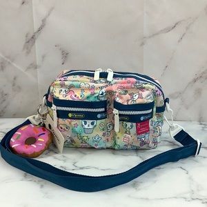 NWT Lesportsac Tokidoki Medium Crossbody Happy Foods